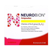 Neurobion B-Complex Ampoules 6x3ml - Fast-Absorbing Nerve Health & Energy Support Injection Formula (B1/B6/B12)