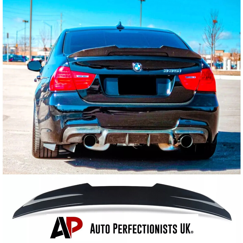 For Bmw 3 Series M3 E90 Gloss High Kick Psm Ducktail Boot Spoiler Wing Black 5061072660566