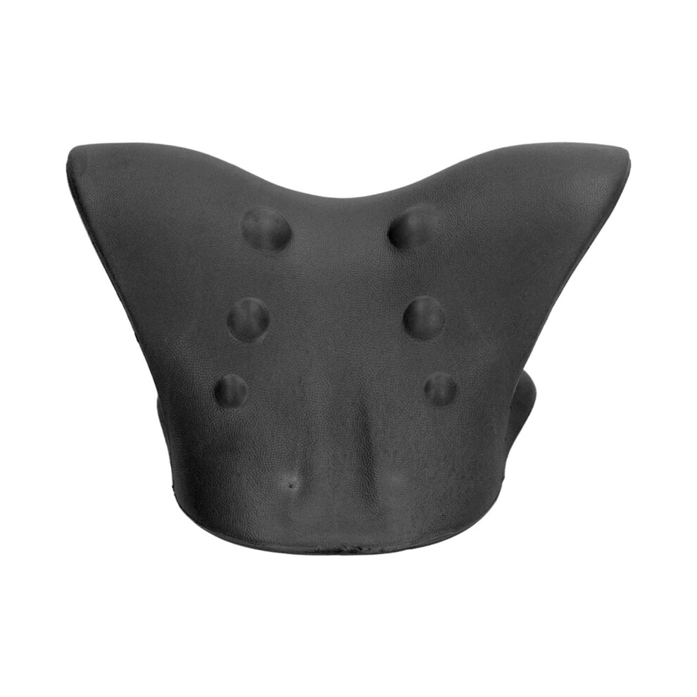 Black Neck Shoulder Relaxer Pillow Reduce Fatigue Cervical Traction Stretcher Device For Pregnant Women