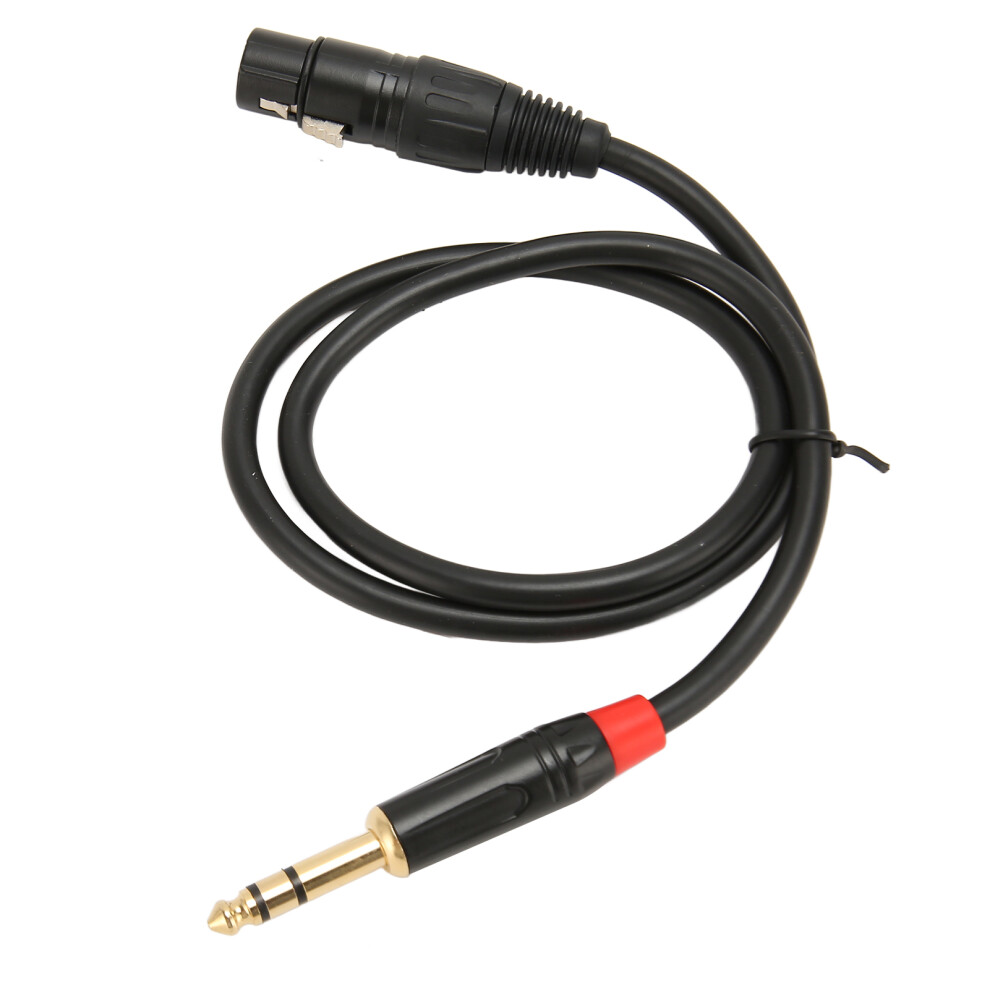 Female Xlr To 6.35Mm Jack Audio Cable Instrument Cable For Microphone Electric Guitar 0.75 Meter 8331317212681