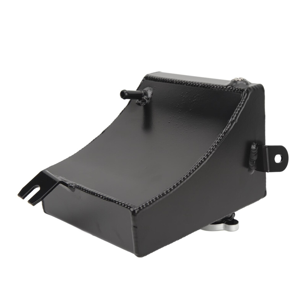 Coolant Overflow Tank Kit Leakage Prevention Aluminum Radiator Overflow Expansion Tank Kit For S13 All Models Black 8741317206137