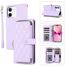(For Apple iPhone 11, Purple) Case For iPhone 11 12 13 14 15 Pro Max XR 8 7 6s Crossbody Leather Wallet Cover New