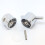 Shower Door Handle/Knob Silver Plastic A12 2