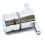 Shower Door Handle/Knob Silver Plastic A12 3