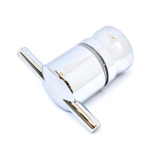 Shower Door Handle/Knob Silver Plastic A12
