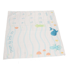 Baby-Meilenstein-Decke 39,4 Zoll 39,4 Zoll, Polyester