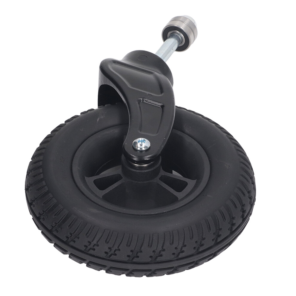 7 Inch Swivel Caster Universal PU Hub PVC Wheel Wheelchair Front Wheel Replacement 120KG Load Capacity