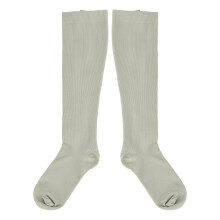 1 Paar 15-20mmHg Reißverschluss kniehohe graue XXL-Socken
