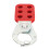 Lockout-Hasp 6-Loch isoliert Rot/Silber 14