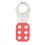 Lockout-Hasp 6-Loch isoliert Rot/Silber 10