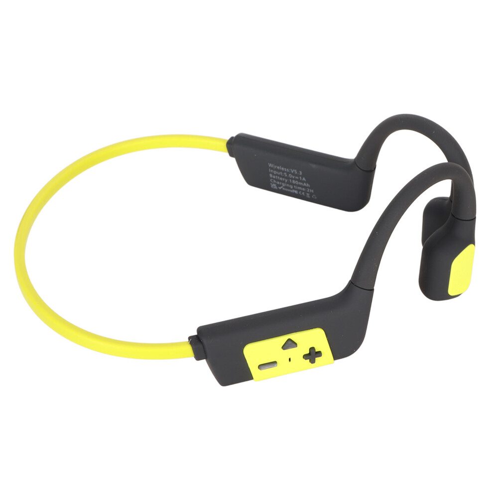 Open Ear Headset 32Gb Bone Conduction Swimming Diving Sport Headphones Ipx8 Waterproof Wireless Bluetooth Earphone Yellow 7901317249058
