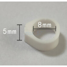 (White) 100PCS Bird Rings Leg Band Finch Canary Poultry Chicks Clip Bands 8mm