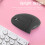 Vertikale kabellose USB-Maus ergonomisch ABS 2xAAA 4