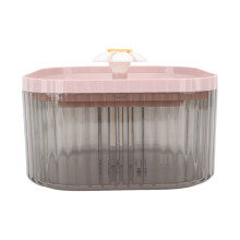 Cat Water Fountain Smart Pet Electric Flowing Water Fountain Automatic Cycle Water Drinker Pink
