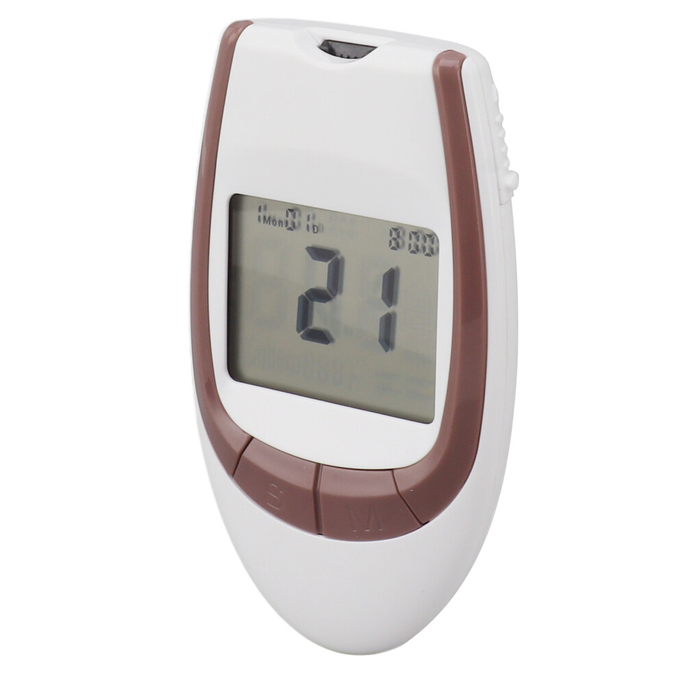 Blood Glucose Monitor Kit Coding Free 7S Fast Result Large LCD Screen Diabetic Supplies Diabetes Testing Kit