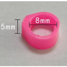 (Rose) 100PCS Bird Rings Leg Band Finch Canary Poultry Chicks Clip Bands 8mm Hot
