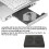 Externes DVD-Gehäuse USB-C 3.0 Slim 9,5/9 mm 4