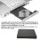 Externe DVD-Gehäuse 9,5/9 mm SATA Type-C USB 3.0 4
