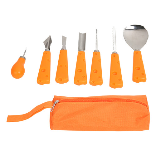 7pcs Halloween Pumpkin Carving Set - Silver 1