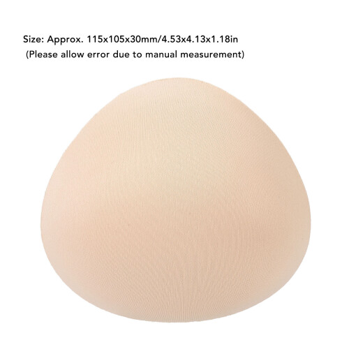 Breast Form for Mastectomy Lightweight Breathable Soft Cotton Triangle Prosthesis Insert Breast Bra 1