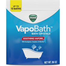 Vicks VapoBath, Bath Salts, Bath Bomb, Non-Medicated Bath Crystals