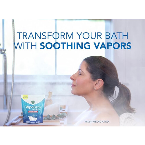 Vicks Vicks VapoBath, Bath Salts, Bath Bomb, Non-Medicated Bath Crystals 1
