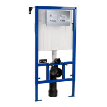 Dual Flush Concealed Cistern Frame with Square Plate-VXTY007S