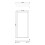 800mm Full Outer Frame Wetroom Screen - Black - V-WETFRBB1816 2
