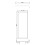 700mm Full Outer Frame Wetroom Screen - Brushed Brass - V-WETFRBB1814 2
