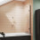 Square Hinged Fluted Bath Screen - 8mm - V-NSSQ7FL 1