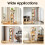 4 Tier Rotating Bookshelf Floor-Standing 360 Revolving Corner Bookcase 7