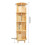 4 Tier Rotating Bookshelf Floor-Standing 360 Revolving Corner Bookcase 2