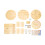 4 Tier Rotating Bookshelf Floor-Standing 360 Revolving Corner Bookcase 3
