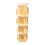 4 Tier Rotating Bookshelf Floor-Standing 360 Revolving Corner Bookcase 9