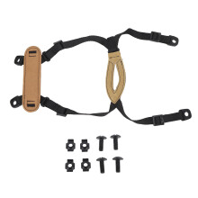 4-Punkt Helm-Kinnriemen aus Nylon-Leder 92 g