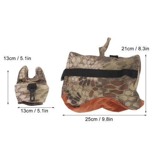 Shooting Rest Bags Front Rear Bag Combo Front Back Sandbag Shooting Rest Support Bag Python Color 1