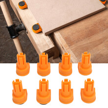 8 Stück Werkbankdornen, Nylon-EVA-Bremse, 20 mm, orange/schwarz