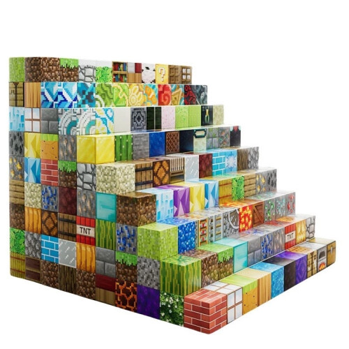 100Pcs/Set Minecraft Magnetic Building Blocks Children Kids Educational Toy Gift on OnBuy
