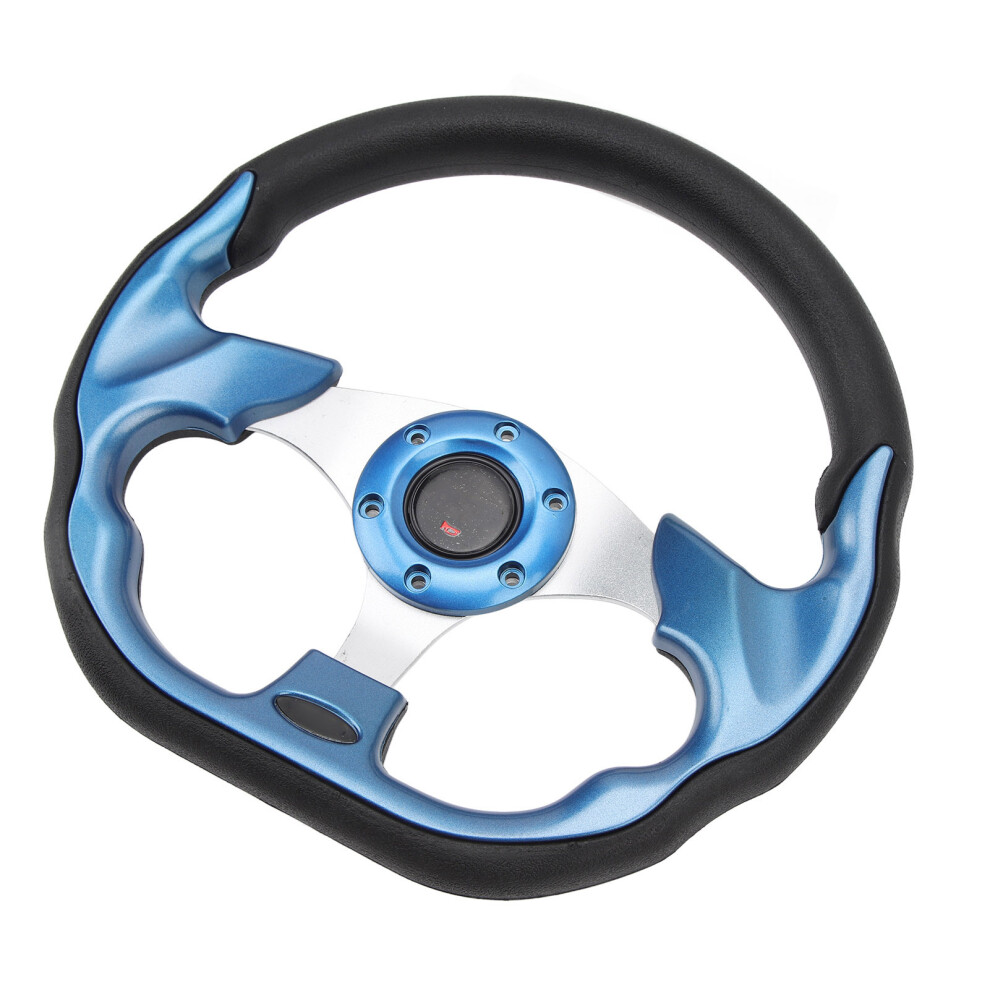 12.5 Inch Golf Cart Steering Wheel Universal 6 Holes Steering Wheel Replacement For EâZâGo Txt & Rxv Blue 9391317430255