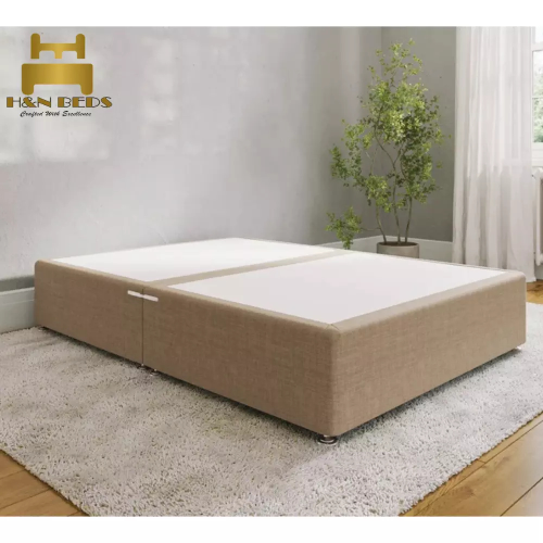(Cream Plush, 6ft Supper King(2 Drawer Same Side)) New Plush Velvet Divan Bed Base Upholstered Drawer Storage 3FT 4FT 4FT6 5FT 6FT 1