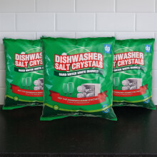 Dri Pak Dishwasher Salt 1kg (Pack of 3) – Water Softening Salt for Dishwashers | Prevents Limescale | Improves Cleaning Efficiency
