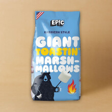 Epic Snax American Style Giant Toastin' Marshmallows – 500g Bag | BBQ & S'mores Essential!