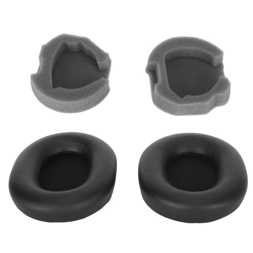 Headphone Ear Pads Protein Leather Noise Insulation Memory Foam Sponge Ear Cushions For Wh 1000XM5 Wireless Headset Black 5061317558740