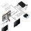 TV Link Modulator Adjustable Support PAL NTSC AV to RF Converter with USB Charge Cable for A V Source Set Top Boxes 4