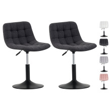 (GREY) Dressing Table Chair Height Adjustable Vanity Stool Drake