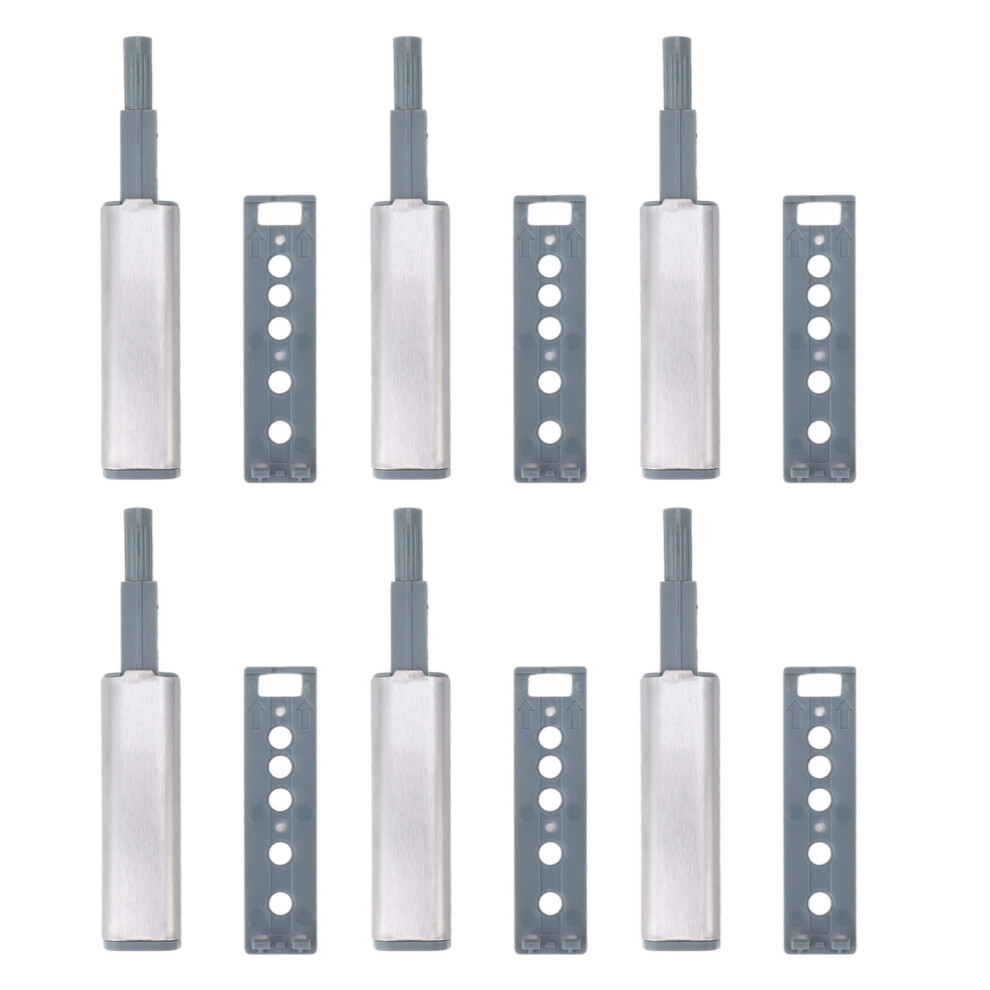 16Pcs Push Open Latch Heavy Duty Stainless Steel Push Release Latch For Cabinet Closet Door Drawer 7621317605820