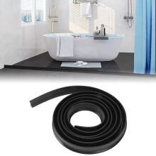 Flexibel TPE Wasserabdichtungsstreifen 3m Selbstklebend Schwarz Badezimmer