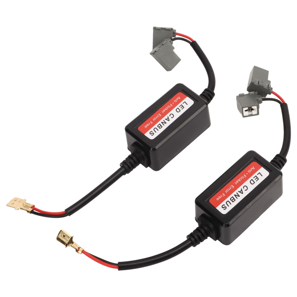 2Pcs H1 Led Decoder 12V Dc Anti Flickering Resistor Decoder For Led Head Fog Light 7901317614054