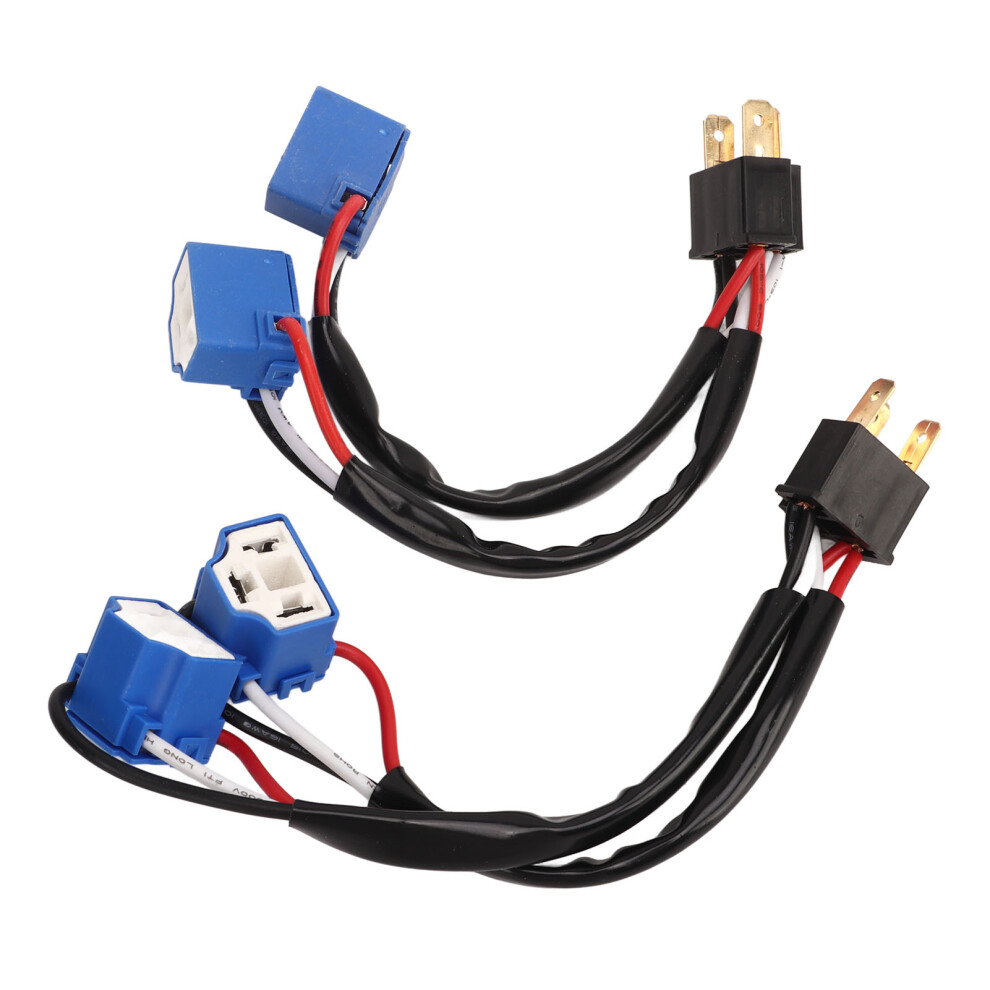 2 Pcs H4 9003 Wire Harness Sockets Male To Female 2 Way Splitter Wiring Harness For Truck Pickup Led Wire Cable Plug 5081317614000