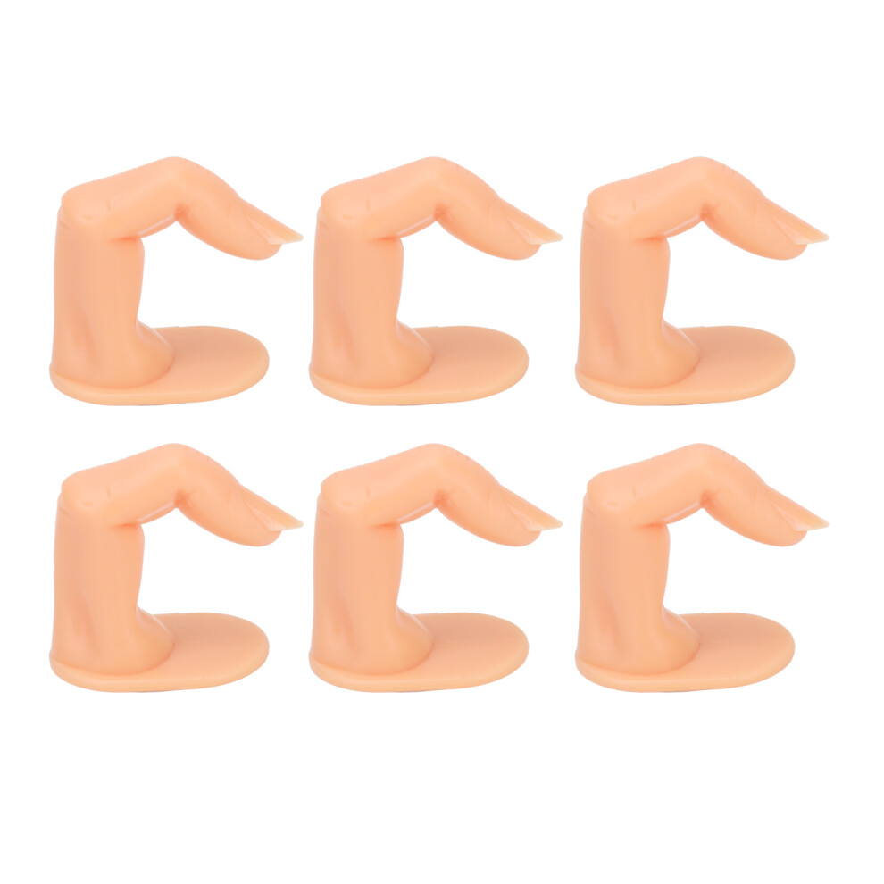 50pcs Nailed False Fingers Practice Fingers for Hand Nail Art Training Display Decoration